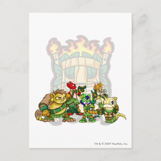 チームミステリーアイランドグループ ポストカード (正面)