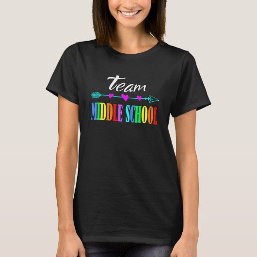 チームミドルスクール先生新学期 Tシャツ (正面)