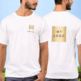 チームメンバー名ロゴビジネス Tシャツ