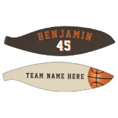 チームモダン名カスタム番号を持つバスケットボールの バスケットボール (パネル)