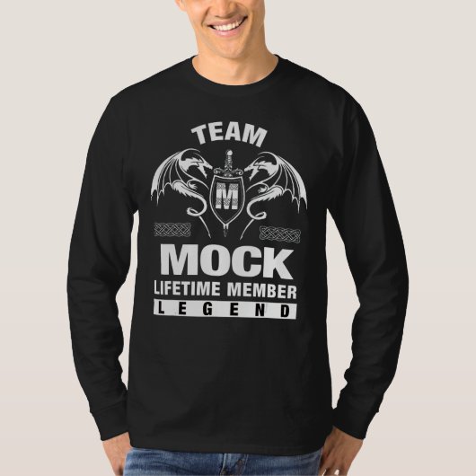 チームモックライフタイムメンバ Tシャツ (正面)