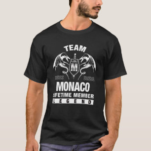 チームモナコの有効期間メンバー Tシャツ