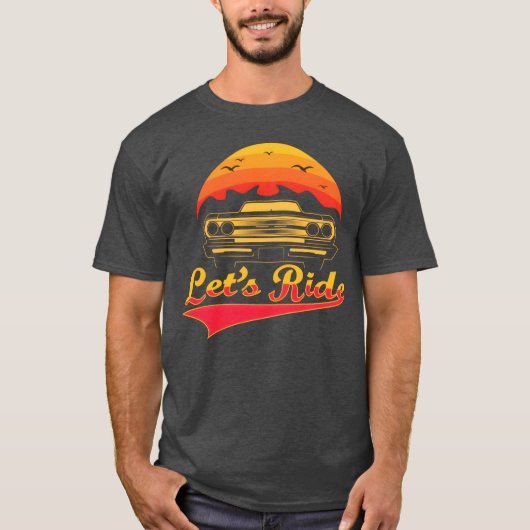 チームライドスポーツ少年レトロ Tシャツ (正面)