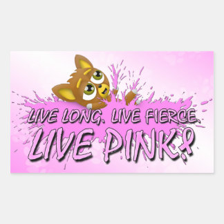 チームライブピンク！2011シール 長方形シール