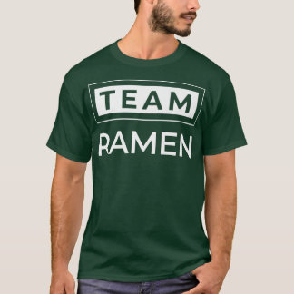 チームラーメンラーメンラバーアニメかわいい日本麺 Tシャツ