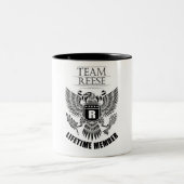 チームリースの有効期間メンバ ツートーンマグカップ (中央)