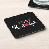 チームルドルフのクリスマスモチーフ コースター (左側)