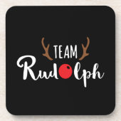 チームルドルフのクリスマスモチーフ コースター (正面)