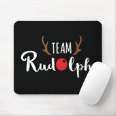 チームルドルフのクリスマスモチーフ マウスパッド (マウス)