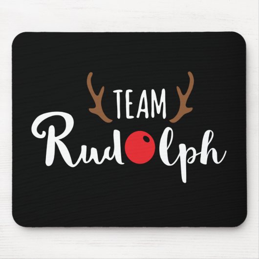 チームルドルフのクリスマスモチーフ マウスパッド (正面)