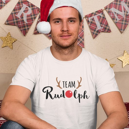 チームルドルフのクリスマスモチーフ Tシャツ