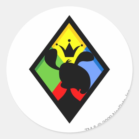 チームルーアイランドロゴ ラウンドシール (正面)