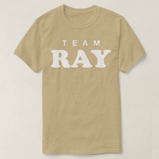 チームレイパーソナライズされた名氏新郎家族W Tシャツ (デザイン正面)