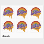 チームレインボーカスタム スクエアシール (シート)