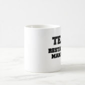 チームレストランのマネージャー コーヒーマグカップ (中央)