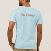 チームレスリング選手2 Tシャツ (裏面)