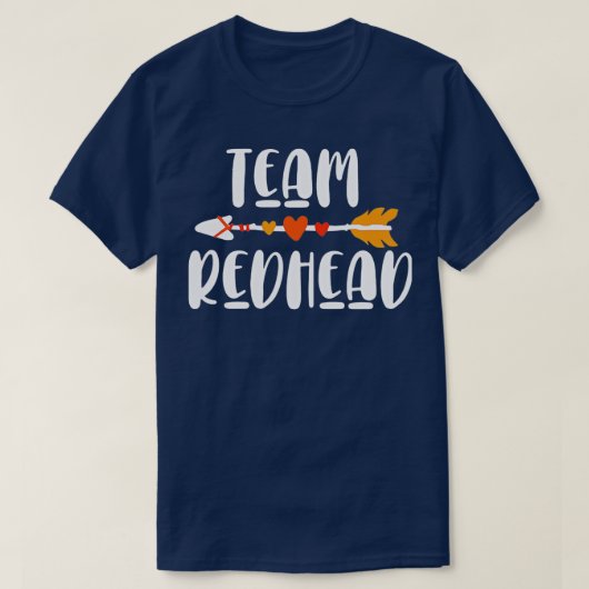 チームレッドヘッド1 Tシャツ (デザイン正面)