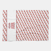 チームレッドメンバー キッチンタオル (横)