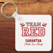 チームレッドメンバー キーホルダー (正面)