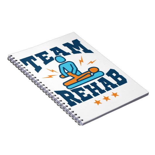 チームレハブフィジカルセラピーセラピストスクワッドスタッフ ノートブック (右側)