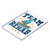 チームレハブフィジカルセラピーセラピストスクワッドスタッフ ノートブック (左側)