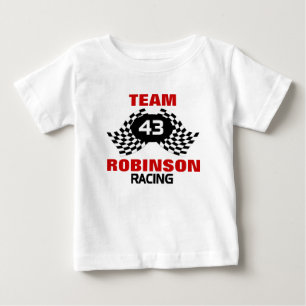 チームレーシングファミリーキッズ ベビーTシャツ