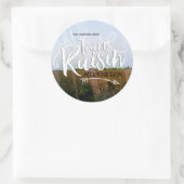 チームレーズンステッカー ラウンドシール (バッグ)