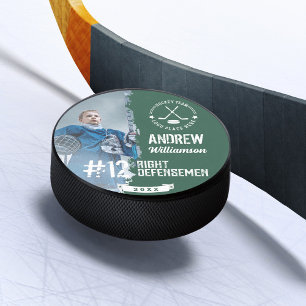 チームロゴホッケープレーヤー名ジャージー番号と写真 アイスホッケーパック