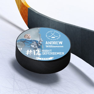 チームロゴホッケープレーヤー名ジャージー番号と写真 アイスホッケーパック