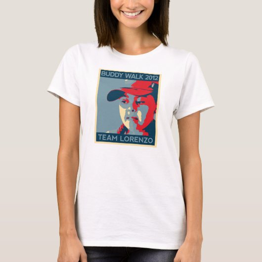 チームロレンツォの女性のT Tシャツ (正面)