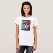 チームロレンツォの女性のT Tシャツ (正面フル)