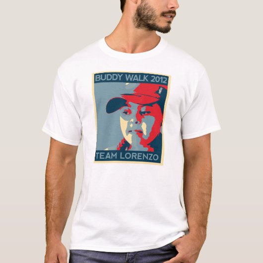チームロレンツォの男性T Tシャツ (正面)