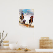 チームローピングポスター ポスター (キッチン)