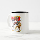 チームロープをかけること ツートーンマグカップ (正面左)