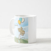 チームワークおめでとうベアーマウスとカタツムリ コーヒーマグカップ (正面左)