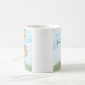 チームワークおめでとうベアーマウスとカタツムリ コーヒーマグカップ (中央)