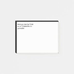 チームワークからチームを外す場合 ポストイット