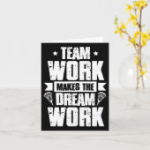 チームワークがドリームワークラクロスチームLax Pl カード (黄色い花)