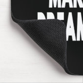 チームワークが夢の仕事をする マウスパッド (コーナー)