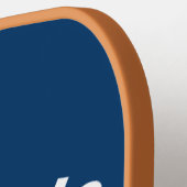 チームワークが夢の仕事をブルーグラフィッククラブにする ピックルボールラケット (左詳細)