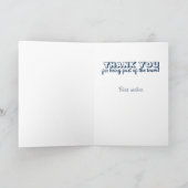 チームワークが夢を作ってくれてありがとう カード (内部)