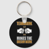 チームワークが夢を作る社員評価G キーホルダー (正面)