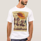 チームワークが夢を作る(リーフ) Tシャツ (正面)