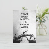 チームワークが夢を実現する 成功の名言 招待状 (スタンド正面)