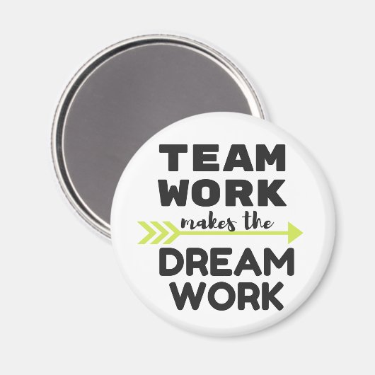チームワークが夢を実現 マグネット (正面/裏面)