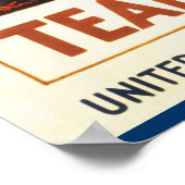 チームワークが船を建造 ポスター (角)