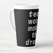 チームワークでドリームコレクションを作る カフェラテマグ (左アングル)