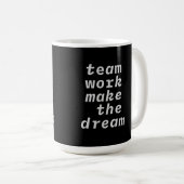 チームワークでドリームコレクションを作る コーヒーマグカップ (正面右)