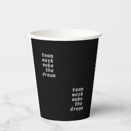 チームワークでドリームコレクションを作る 紙コップ