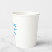 チームワークで仕事は成し遂げられる 紙コップ (左)